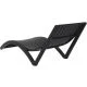Leżak Aquajoy Slim, czarny