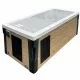 Wanna do morsowania Passion Breeze (200x90x75 cm), Sterling White with Oak