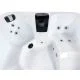 Jacuzzi z hydromasażem Passion Spas Flame (190х190х81 cm), srebrno-biały
