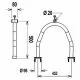 Podpora do zwijarki Flexinox 87197024 w kształcie litery U