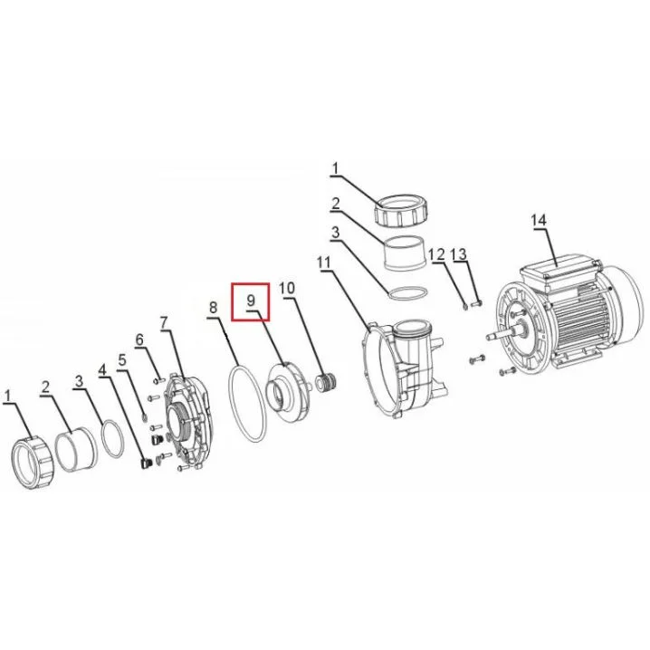Wirnik pompy Aquaviva WP300\LP300