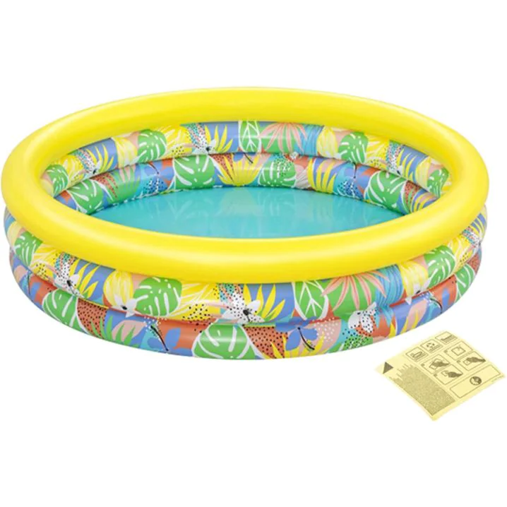 Basen dmuchany dla dzieci Bestway 51203 (168x38 cm) Kwiatowy raj