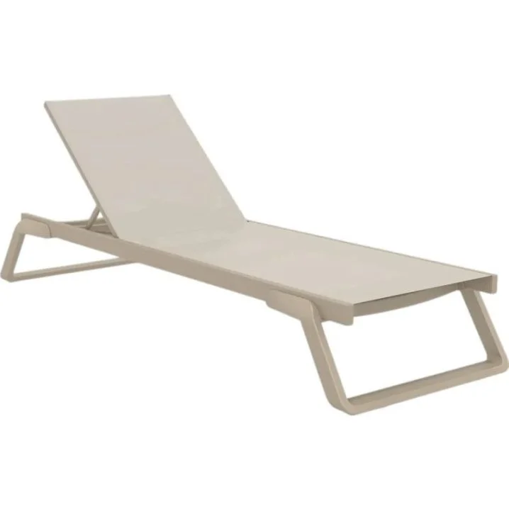 Leżak Aquajoy Tropic, szaro-brązowy