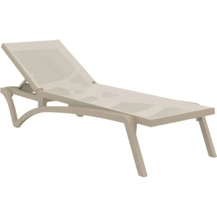 Leżak Aquajoy Pacific, szaro-brązowy
