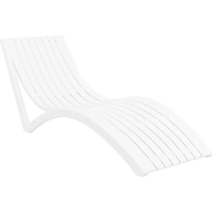 Leżak Aquajoy Slim, biały