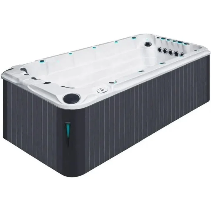 Jacuzzi z hydromasażem Passion Spas Activity 2 Deep (549x226x152 cm), srebrno-biały