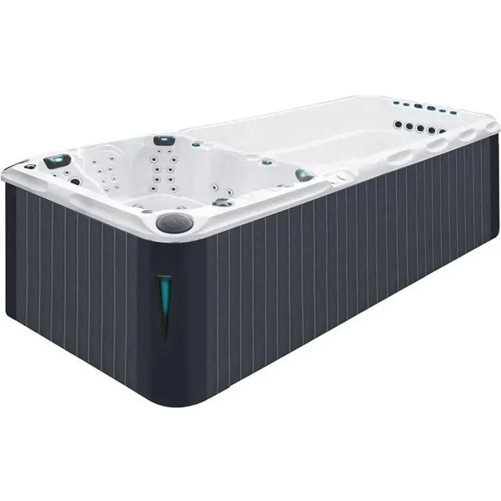 Jacuzzi z hydromasażem Passion Spas Dynamic (590x227x126 cm), srebrno-biały