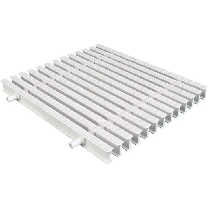 Kratka przelewowa do basenu Aquaviva KP HKE08 Classik z połączeniem podwójnym 295x22 mm (biała)
