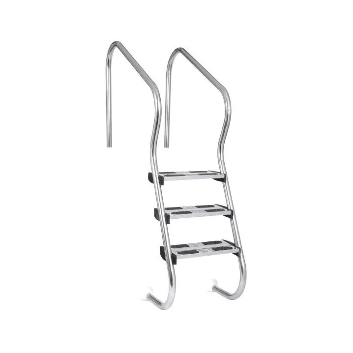 Drabinka do basenu Hayward EAF4 Easy access (4 stopnie), do szerokiego brzegu, AISI-316