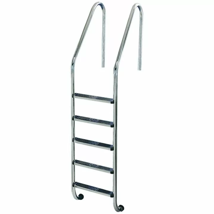 Drabinka do basenu Hayward Standard (5 stopni), szeroki brzeg, AISI-316