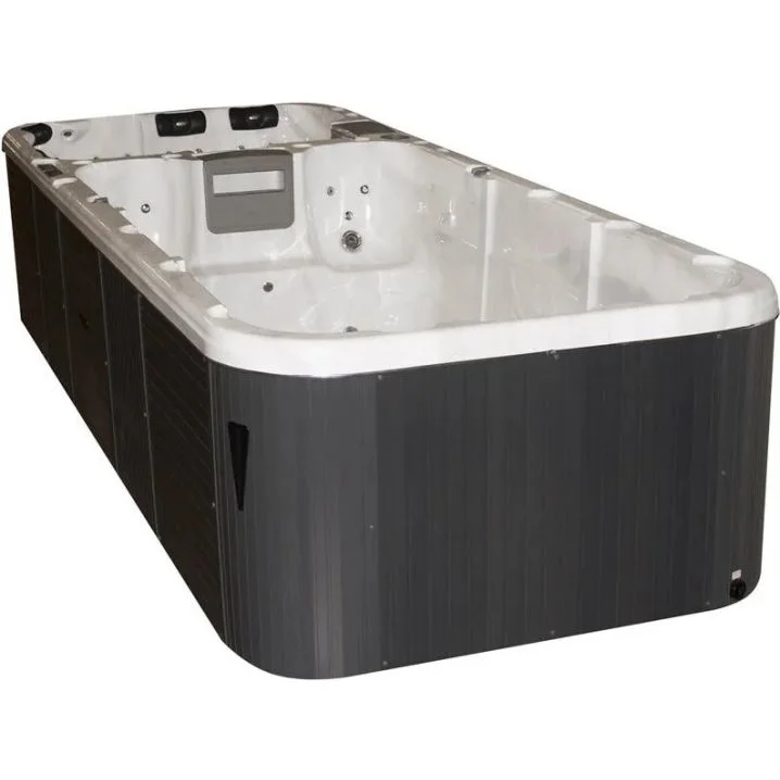 Jacuzzi z hydromasażem Passion Spas Aquatic 3 Deep (580x224x155 cm), srebrno-biały