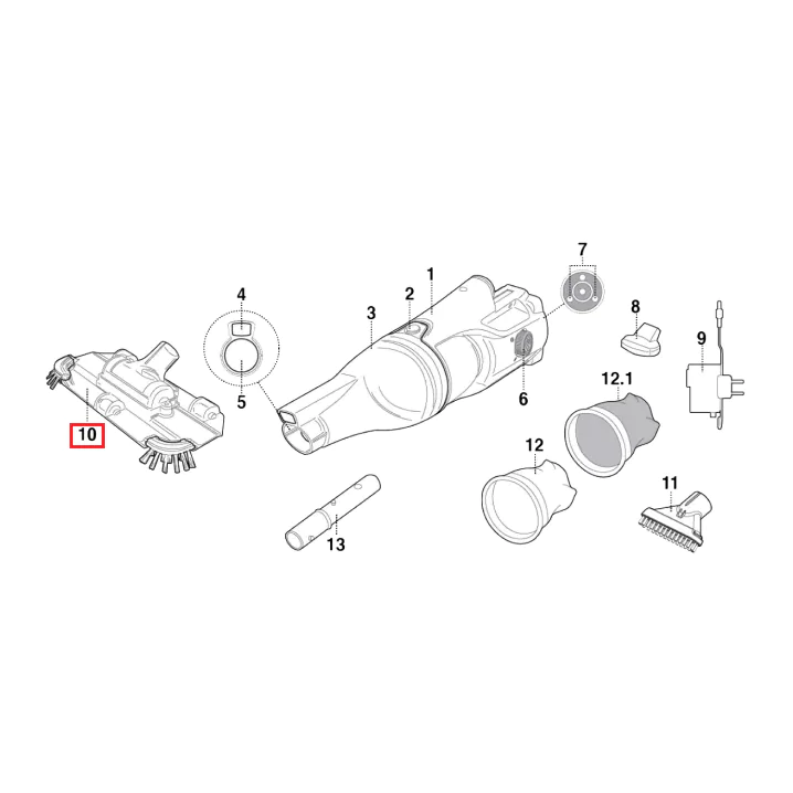 Szczotka Kokido do odkurzacza Voltera EV35/55 (EV35-11)